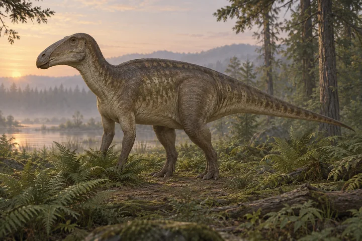 Illustrative reconstruction of Equijubus; colors, soft tissues and restored details remain interpretive.