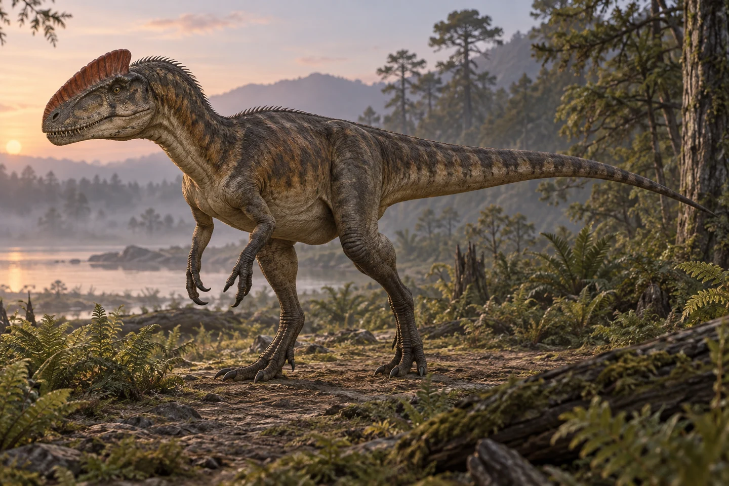 Illustrative reconstruction of Monolophosaurus jiangi.
