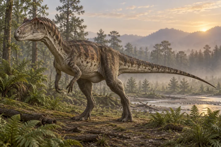 Illustrative reconstruction of Sinraptor dongi.