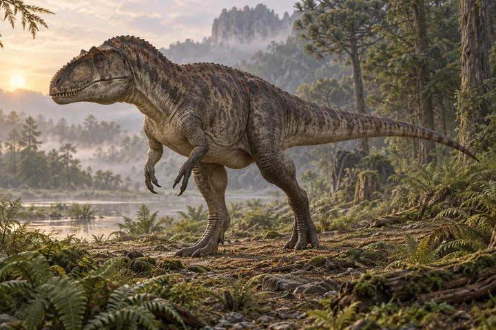 Illustrative reconstruction of Yangchuanosaurus shangyouensis.