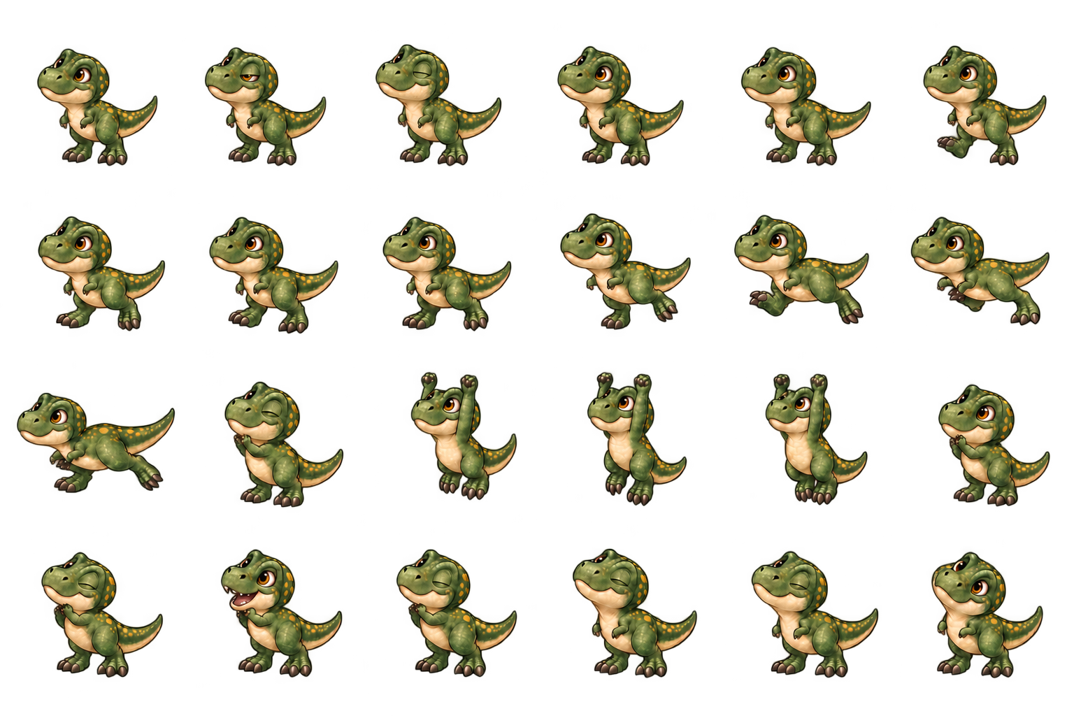 Fictional baby Tyrannosaurus companion example